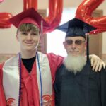 Sumner County grandpa, grandson graduate high school